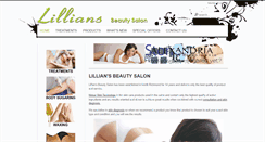 Desktop Screenshot of lilliansbeautysalon.com.au